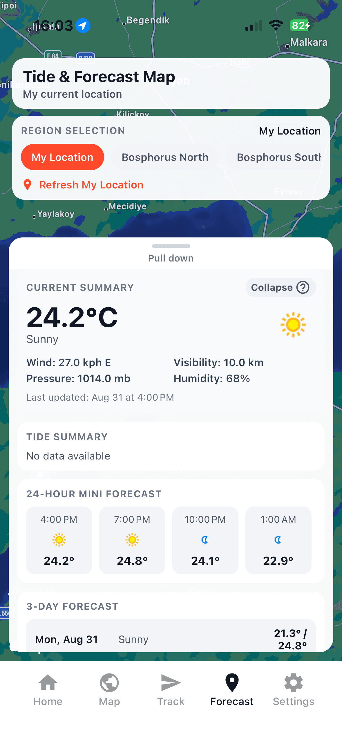 GetMarine — Forecast